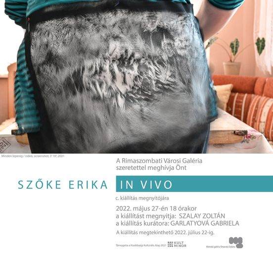 IN VIVO - Szőke Erika kiállítása a rimaszombati Városi Galériában